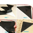 4Pcs/Set Silicone Bath Carpet Pad Anti-Slip Table Door Stick Floor Mat Rugs C9J8