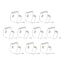 10 Pack Clear Replacement Coil Audio Tube for Two-Way Radio Audio Headset