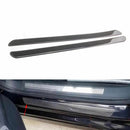 Panel Step Protector For VW Jetta 4 Door Sill Carbon Fiber Car Scuff Plate Cover