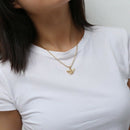 Fashion Angel Pendant Choker Necklace Alloy Beads Boho Chain Necklace Colli