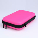 Portable EVA Hard Case Bag Pouch for Nintendo 3DS XL LL Protector (Pink)