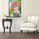 5D DIY Diamond Painting Teacup Cat Cross Stitch Embroidery Mosaic Kit Decor