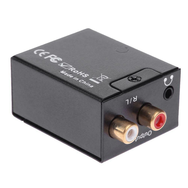 Optical Coaxial Toslink Signal Digital to Analog Audio Decoder Converter A