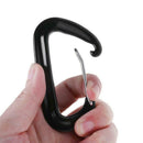 12KN Professional Aviation Aluminum D Shape Buckle Climbing Carabiner Equipment