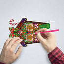 DIY Diamond Painting Gingerbread House LED Light Special Shaped Embroidery
