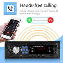 Single 1Din Car Stereo MP3 Player In Dash Head Unit Bluetooth USB AUX FM Radio
