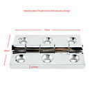 Stainless Marine Boat Pull Deck Hinges Spring Handle Hatch Hardware 50x75 mm
