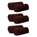 3 Pairs Stretch Polyester Sofa Armchair Slipcovers Couch Armrest Protector