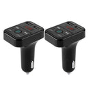 2Wireless Bluetooth CarFM Transmitter Support TF Card