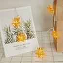 10LED Crack Metal Star Light String Party Wedding Christmas Home Lamp Decor