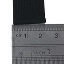 Watch Bands Sport Black Silicone Rubber Watch Strap Deployment Buckle Water F3L1