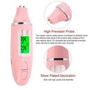 Digital Skin Moisture Detector Portable Facial Oil Content Analyzer Lcd Dis O2W9
