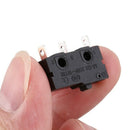 Black Push Button Actuator Limit Micro Switch 2 Pieces I7S9