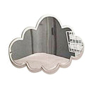 Wooden Cloud Wall Hanging Mirror Decor Baby Kid's Room Nursery Ornament
