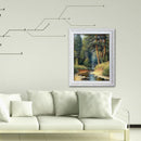 5D DIY Full Drill Diamond Painting Forest Stream Cross Stitch Embroidery