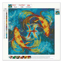 5D DIY Full Drill Diamond Painting Pisces Cross Stitch Embroidery Mosaic