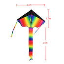 Huge Rainbow Kite For Kids For Outdoor Games Activities Summer Fun Flying Kite