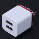 Universal US Plug 2.1A 2 Port USB Double Charging Adapter USB Charger A