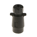 7 Way Round Trailer Connector Plug Light Adapter Plug Boat RV Black