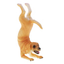 Yoga Pose Statue Yellow Dog Outdoor Garden Patio Decor Lawn Sculpture New