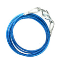 5M Car Steel Tow Cable Trunk Towing Strap Rack Rope 2 Hooks Cable Hauling