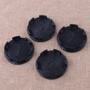 4x 58mm/53mm Black Car Wheel Center Hub Caps Decorative Cover ABS Plastic Cover