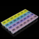 Weekly 7 Days Pill Boxes Medicine Tablet Case Holder Container Storage Or Dwyx