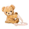 Lovely Cartoon Bear Messenger Handbags Women Girls Faux Fur Shoulder Bags A