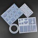 127Pcs Assorted Styles Silicone Jewelry Casting Molds and Tools Set DIY Craft