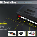 Parking 4 Sensors Car Reverse Backup Rear Buzzer Radar System Kit Sound Alarm