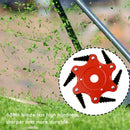 6 Teeth Brush Cutter Blade Metal Trimmer Head 65Mn Grass Trimmer Blades