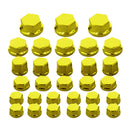 30Pc Motorcycle Nut Screw