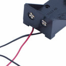 5 pieces two plastic housing with cable 9 V batteries supports storage case E4L4