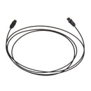 OD2.2 Digital Fiber Optical Audio VCR CD MD DVD TosLink Cable Cord 1.5m
