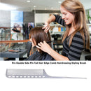 Pro Double Side Pin Tail Hair Edge Comb Hairdressing Styling Brush (03)