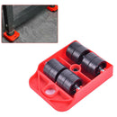 1PCS Furniture Moving Tools Heavy Transport Shifter Wheel Slider Lifting Rol  Gw