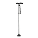 Aluminum Alloy Adjustable Walking Cane Folding Sticks Lightweight Crutches for