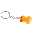 Set of 12pcs Cute Yellow Duck Pendant Bag/Purse Ornament Keychain Keyring