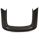 Car Carbon Fiber Steering Wheel Decoration Trim for Range Rover Sport 2014-