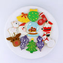 christmas reindeer head cookie cutter biscuit metal mold tool stainless steelV3