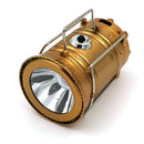 6 LED Solar USB Rechargeable Charging Outdoor Camping Tent Lantern Light  Lamp