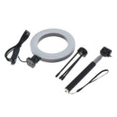 6" Dimmable LED Selfie Ring Light with Stand Lighting for Live Stream Makeup
