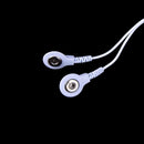 2.5mm 2 Button 2 In 1 Electrode Lead Wires Connecting Cables  Machine ME