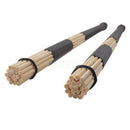 Professional Bamboo Drumsticks Brushes Black Pro Hot Rods Drum Sticks 19 Dowels