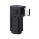 Micro USB Male to Mini USB Female 90 Degree Converter Data Adapter