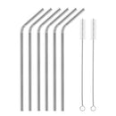 Stainless Straws Reusable Set of 6, 10.5 inch Long stainless steel Straws ( Z8J7
