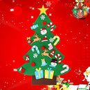 Kids Felt Christmas Tree Ornaments Xmas Gift DIY Door Hanging Wall Decor U5Q1