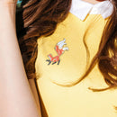Cute Cartoon Animal Brooch Fox Enamel Badge Clothes Lapel Pins Jewelry Gift A