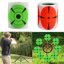 125 Shooting Targets Gun Range Pasters 3inch Circle Adhesive Stickers green