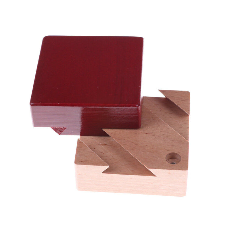 Classic Funny IQ Mind Wooden Magic Box Puzzle Game Brain TeaserEducationalToy-OZ